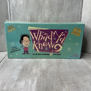 Michael Feldman's Whad'Ya Know Party Trivia Game with Collectible Bobblehead